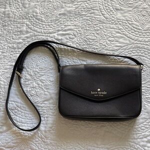 Kate Spade Sleek Black Crossbody Bag